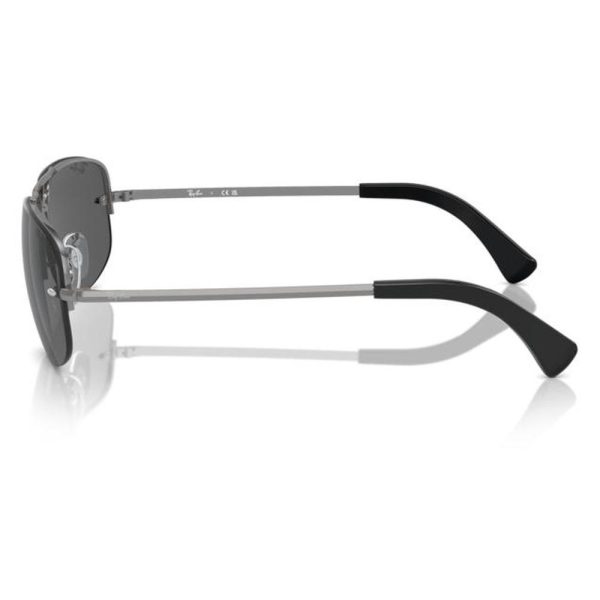 RAYBAN RB3742I 004/87 59 - 3 pcs Rayban Gunmetal Square - Image 2