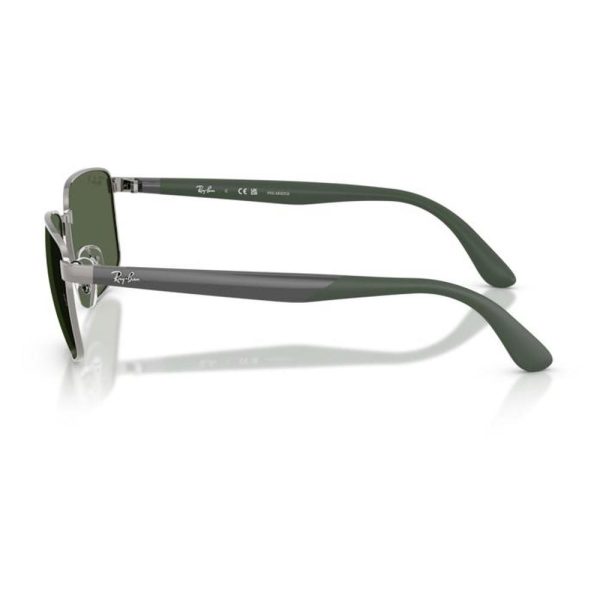 RAYBAN RB3759I 004/9A 57 - Metal full Rayban Gunmetal Square - Image 2