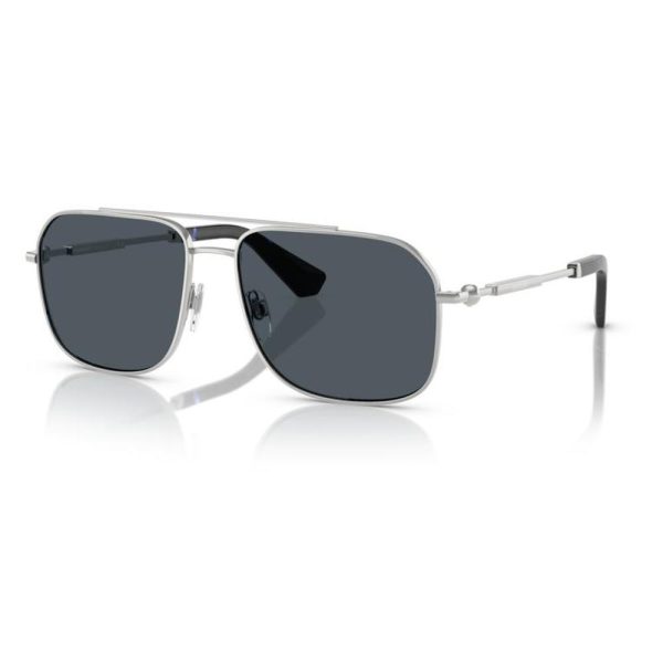 BURBERRY BE3159 100587 59 - Metal full BURBERRY Silver Square - Image 2