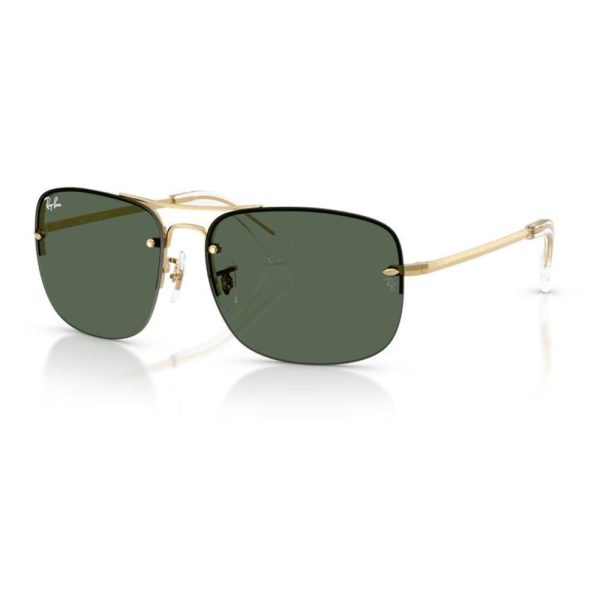 RAYBAN RB3761I 001/71 59 - 3 pcs Rayban Gold Square - Image 2