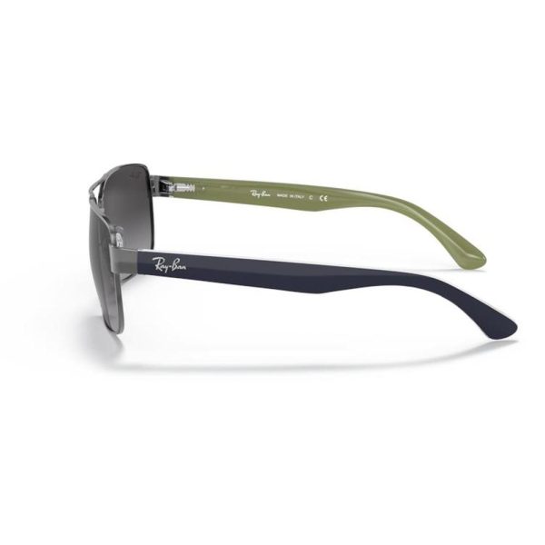 RAYBAN RB3530 004/8G 58 - Sheet full Rayban Gunmetal Square - Image 2
