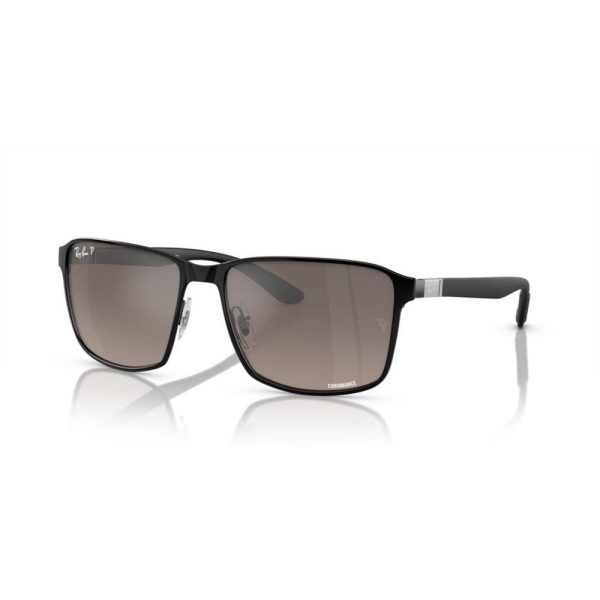 RAYBAN RB3721CH 186/5J 59 - Sheet full Rayban Black Square - Image 2