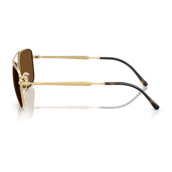 RAYBAN RB3755 001/57 59 - Metal full Rayban Gold Square - Image 2