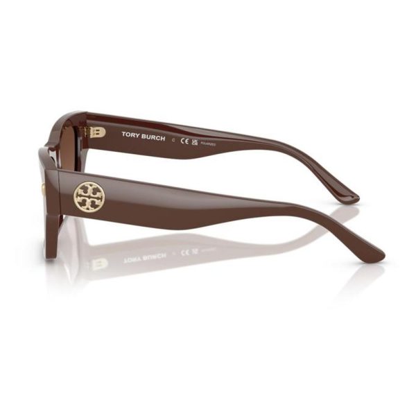 TORY BURCH TY7169U 1973T5 52 - Sheet full Tory Burch Brown Square - Image 2