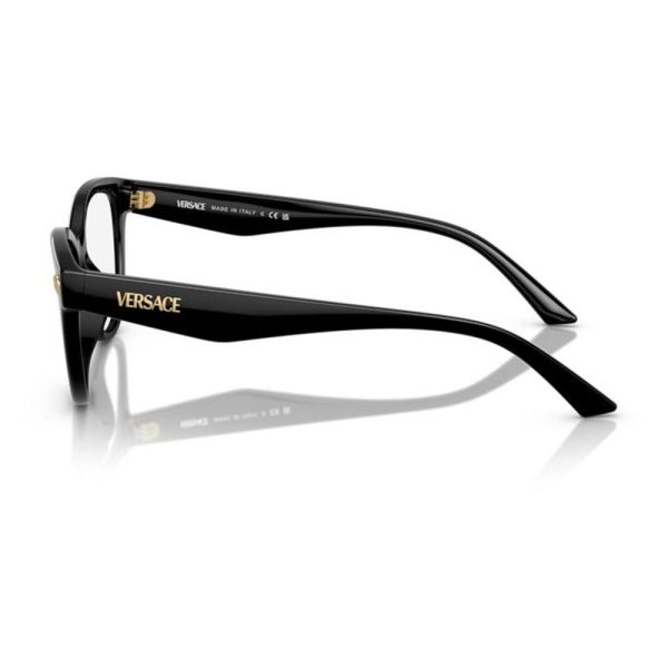 VERSACE VE3365U GB1 52 - Sheet full VERSACE Black Cateye - Image 2