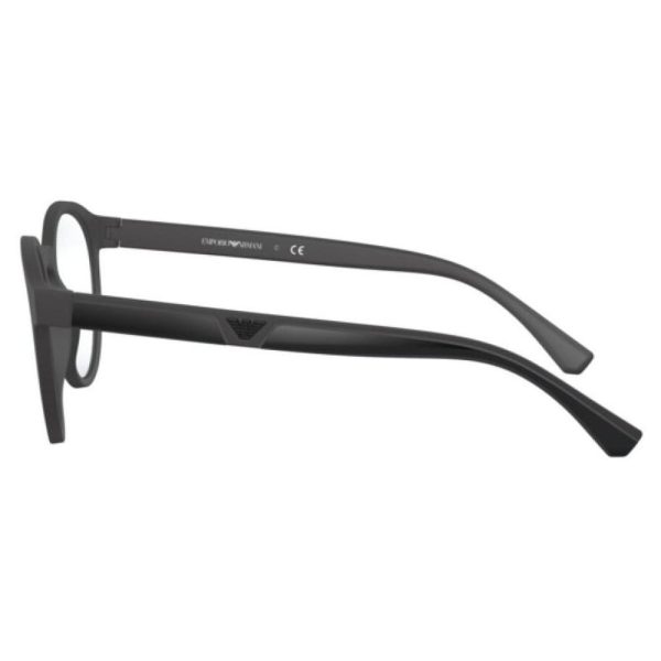 EMPORIO ARMANI EA4152 58011W 52 C/O - Sheet full EMPORIO ARMANI Black Round - Image 2
