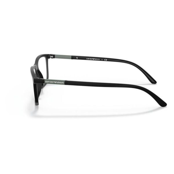 EMPORIO ARMANI EA4160 50421W 55 C/O - Sheet full EMPORIO ARMANI Black Square - Image 2