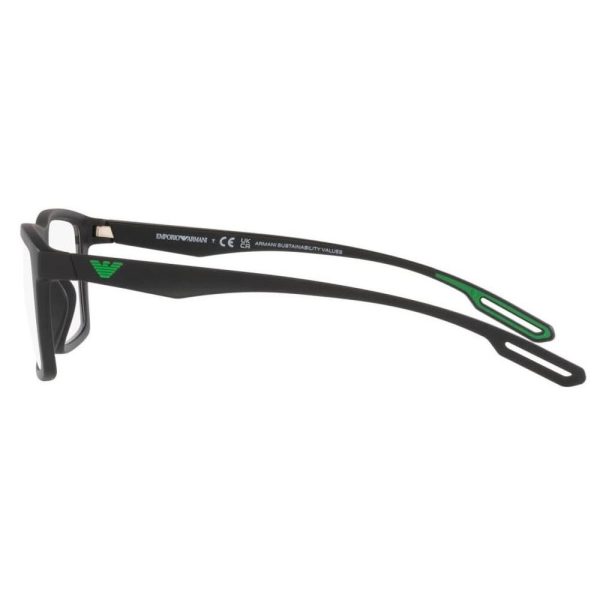 EMPORIO ARMANI EA4189U 50011W 55 C/O - Sheet full EMPORIO ARMANI Black Square - Image 2