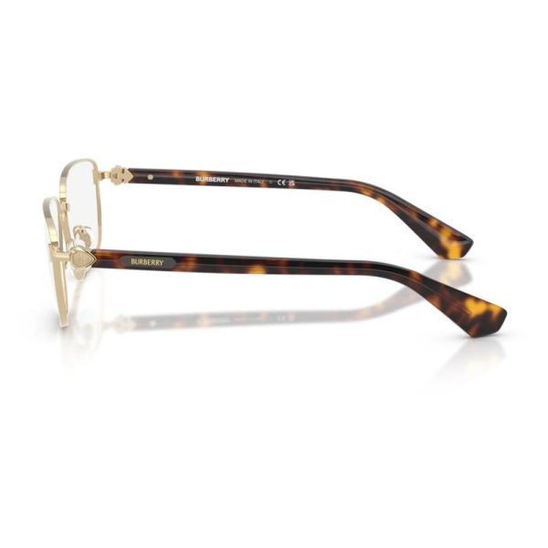 BURBERRY BE1393 1109 57 - METAL SHEET BURBERRY Gold Square - Image 2