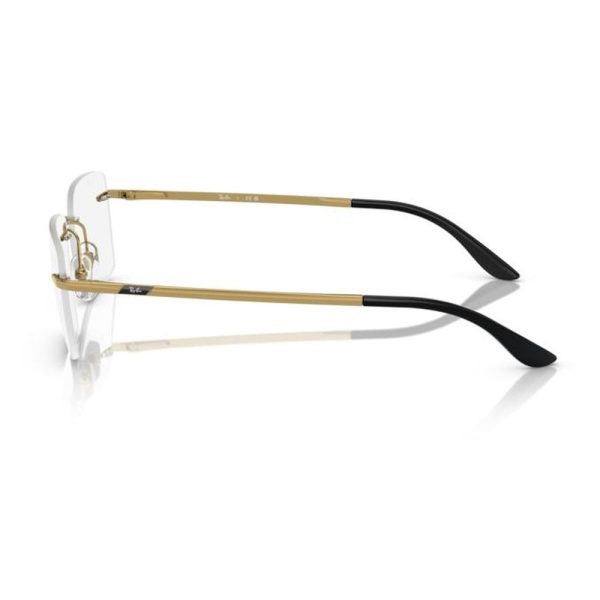 RAYBAN RB6506I 2500 55 - 3 pcs Rayban Gold Square - Image 2