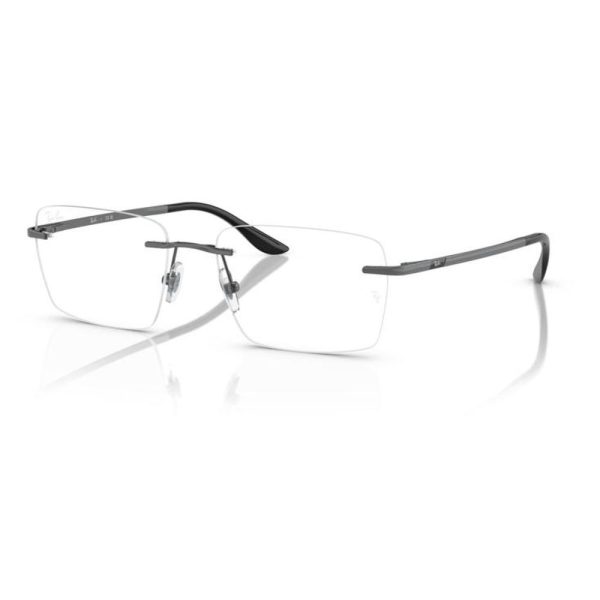 RAYBAN RB6506I 2502 55 - 3 pcs Rayban Silver Square - Image 2