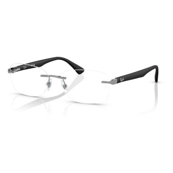 RAYBAN RB6488I 2502 53 - 3 pcs Rayban Gunmetal Square - Image 2