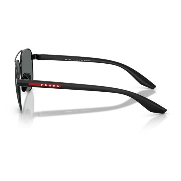 PRADA SPS A52 1AB5Z1 58 - METAL SHEET Prada Black Aviator - Image 2