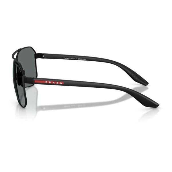 PRADA SPS A53 DG05Z1 62 - METAL SHEET Prada Black Square - Image 2