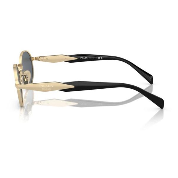 PRADA SPR65Z ZVN09T 55 - Metal full Prada Gold Oval - Image 2