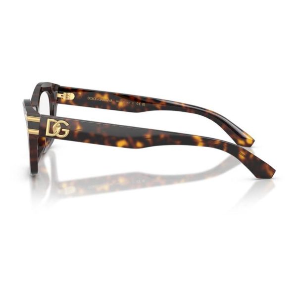 DOLCE & GABBANA DG3420 502 52 - Sheet full DOLCE&GABBANA Havana Square - Image 2