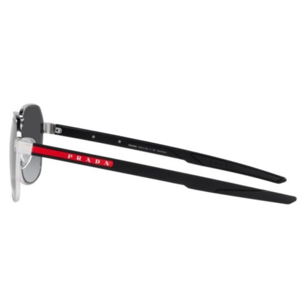 PRADA SPS54W 1BC06G 57 - Metal full Prada Silver Square - Image 2