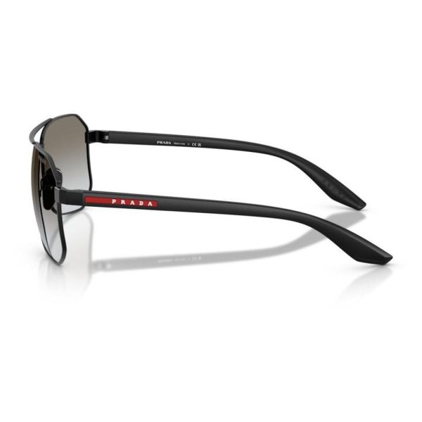 PRADA SPS A53 1BO5O0 62 - Metal full Prada Black Square - Image 2