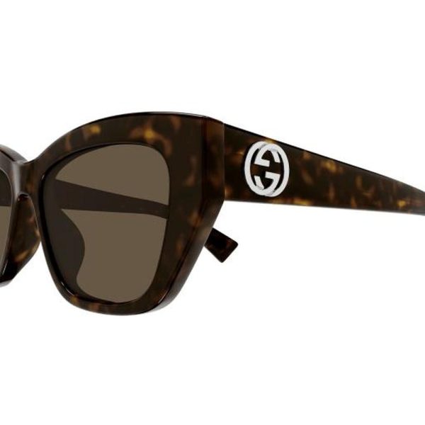 GUCCI GG1844SA 002 55 - Sheet full Gucci Havana Cateye - Image 2