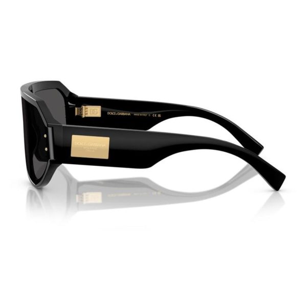 DOLCE & GABBANA DG4481 501/87 47 - Sheet full DOLCE&GABBANA Black Square - Image 2