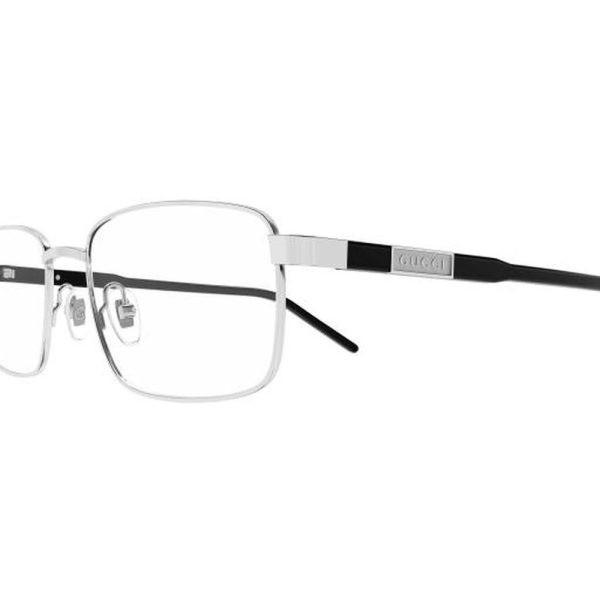 GUCCI GG1801O 001 54 - METAL SHEET Gucci Silver black Square - Image 2