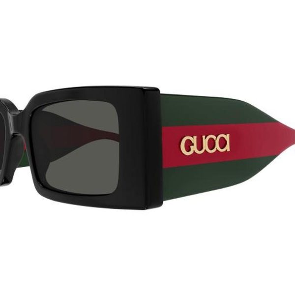 GUCCI GG1860S 001 52 - Sheet full Gucci Black red Square - Image 2