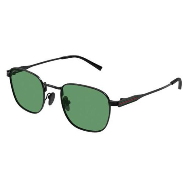 GUCCI GG1876S 004 50 - Metal full Gucci Black Round - Image 2