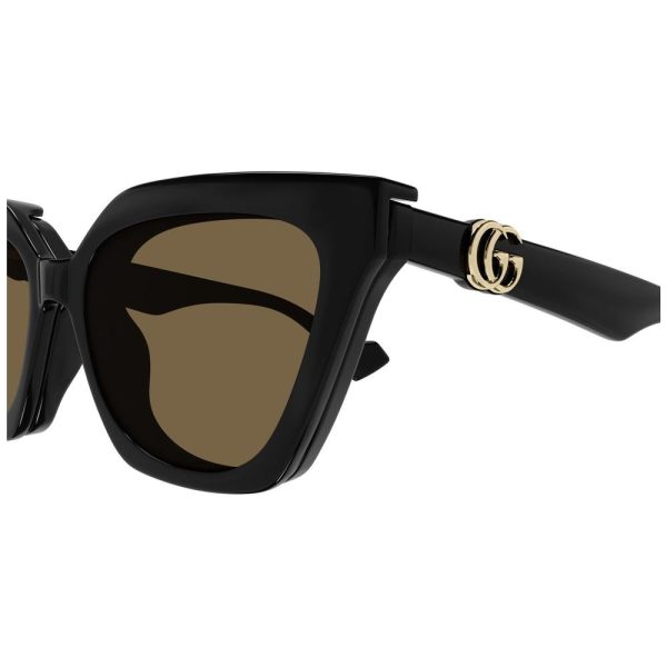 GUCCI GG1542S 001 55 - Sheet full Gucci Black Cateye - Image 2