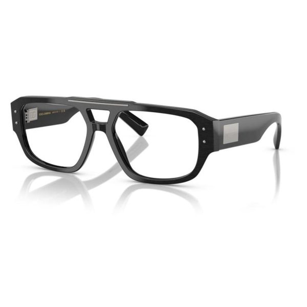 DOLCE & GABBANA DG3406 2820 56 - Sheet full DOLCE&GABBANA Black Square - Image 2
