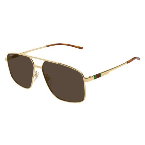 GUCCI GG1676S 002 60 - Metal full Gucci Gold Aviator - Image 2