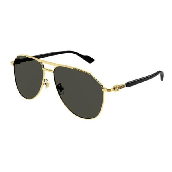 GUCCI GG1220S 001 59 - Metal full Gucci Gold Aviator - Image 2