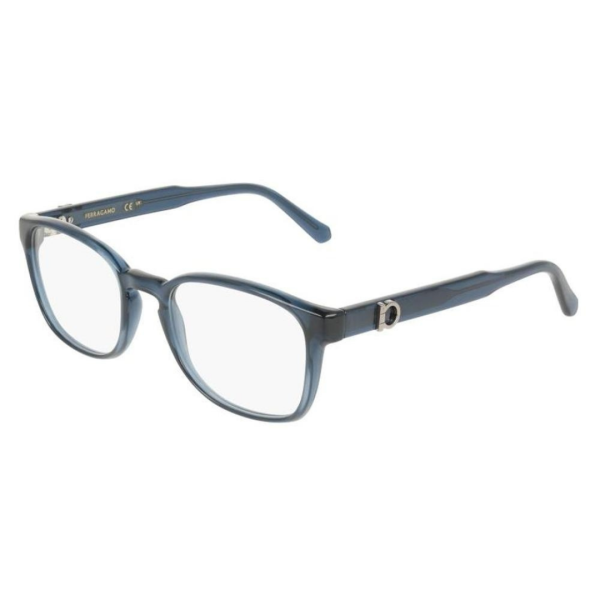 SALVATORE FERRAGAMO SF3027E 432 52 - Sheet full SALVATORE FERRAGAMO Blue Square - Image 2