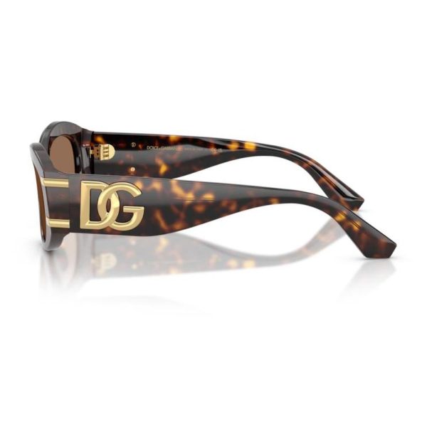 DOLCE & GABBANA DG4502 502/73 55 - Sheet full DOLCE&GABBANA Havana Oval - Image 2