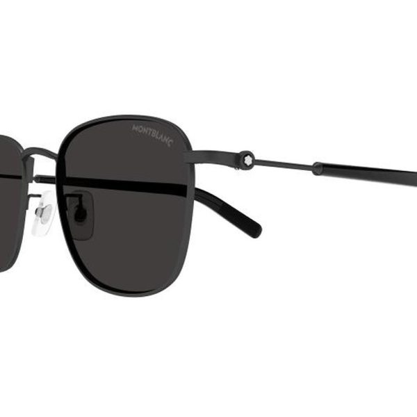 MONT BLANC MB0392SA 001 55 - Metal full MONT BLANC Black Square - Image 2