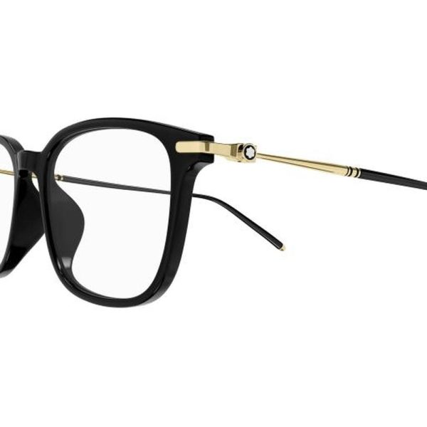 MONT BLANC MB0413OA 002 54 - Sheet full MONT BLANC Black Square - Image 2