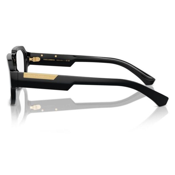 DOLCE & GABBANA DG3389 501 55 - Sheet full DOLCE&GABBANA Black Square - Image 2