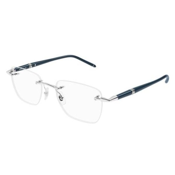 MONT BLANC MB0346O 002 53 - 3 pcs MONT BLANC Silver blue Square - Image 2