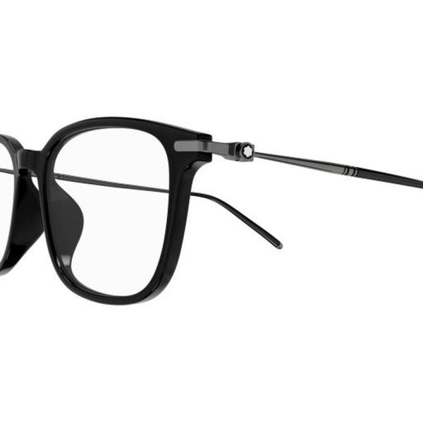 MONT BLANC MB0413OA 001 54 - Sheet full MONT BLANC Black Square - Image 2