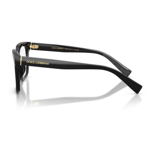 DOLCE & GABBANA DG3422 501 53 - Sheet full DOLCE&GABBANA Black Square - Image 2