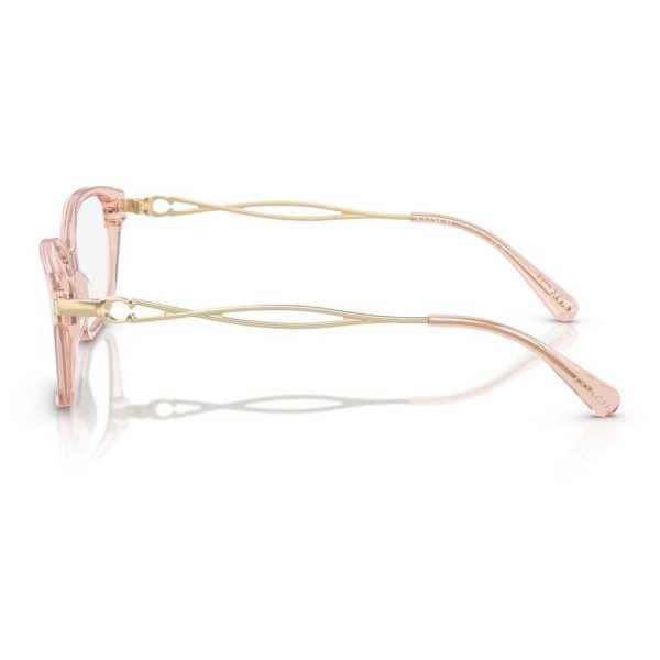COACH HC6172 5668 52 - METAL SHEET COACH Rose GOLD Cateye - Image 2
