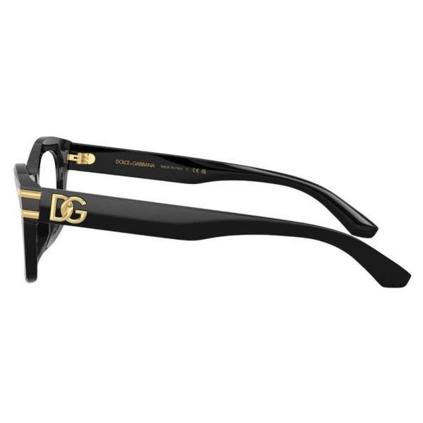 DOLCE & GABBANA DG3420 501 52 - Sheet full DOLCE&GABBANA Black gold Ladies - Image 2