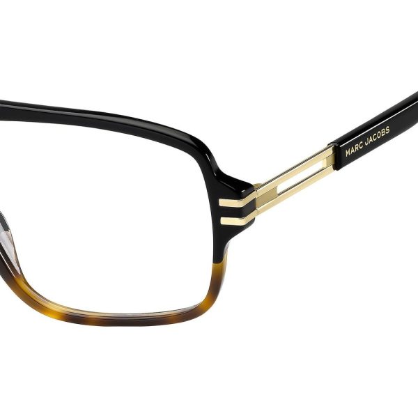 MARC JACOBS MARC 844 W4A 57 - METAL SHEET MARC JACOBS Black gold Square - Image 2