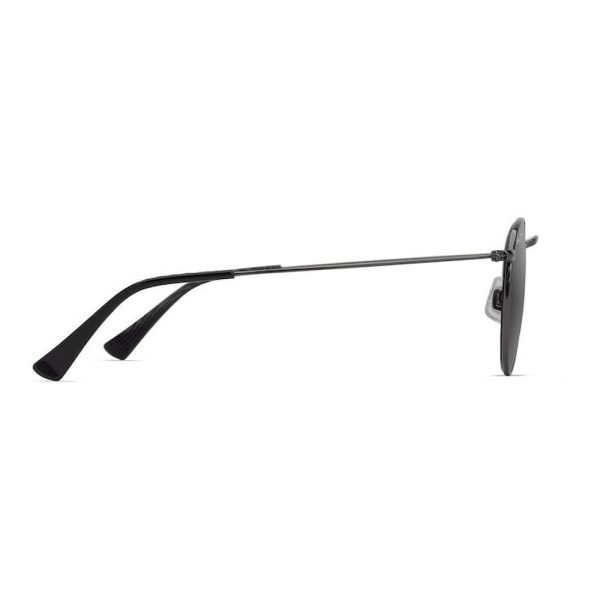 MAUI JIM MJ0667S 001 50 - Metal full MAUI JIM Black Round - Image 2