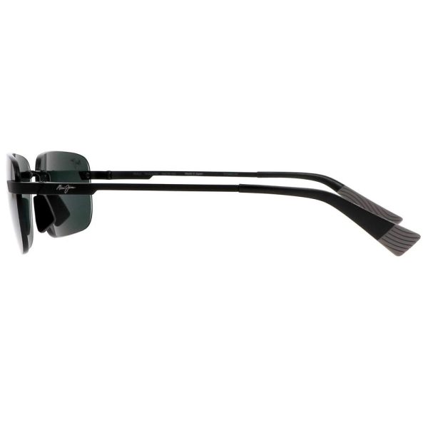 MAUI JIM MJ624 02 59 - 3 pcs MAUI JIM Black Square - Image 2