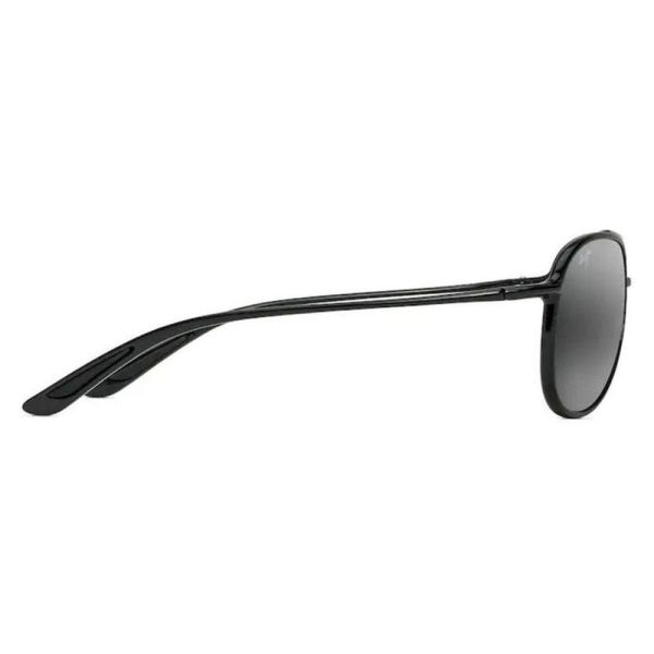MAUI JIM MJ438 02 60 - Sheet full MAUI JIM Black Aviator - Image 2