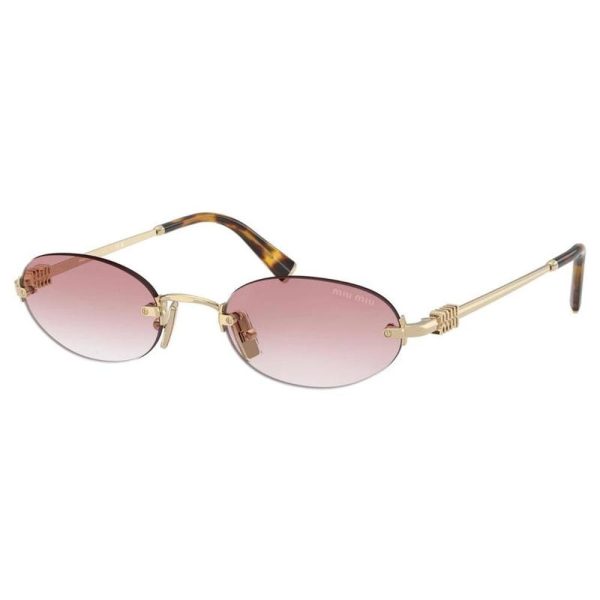 MIU MIU SMU A54 ZVN70O 51 - 3 pcs MIU MIU Gold Ladies - Image 2