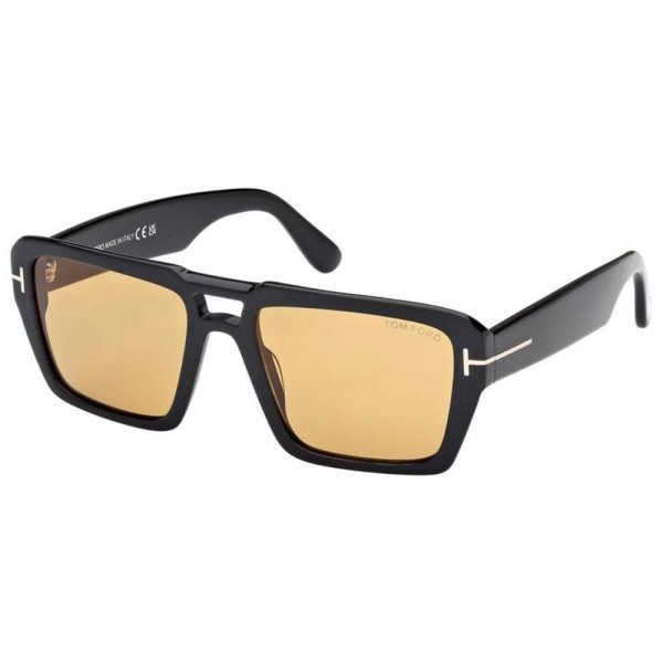 TOM FORD TF1153 01E 56 - Sheet full TOMFORD Black Square - Image 3