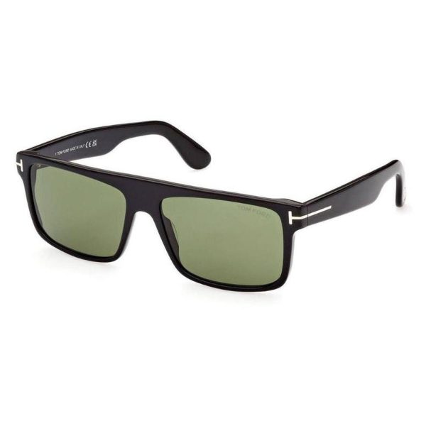 TOM FORD TF0999 01N 58 - Sheet full TOMFORD Black Square - Image 3