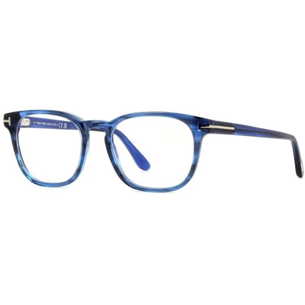 TOM FORD TF5868 092B 53 - Sheet full TOMFORD Blue Square - Image 3