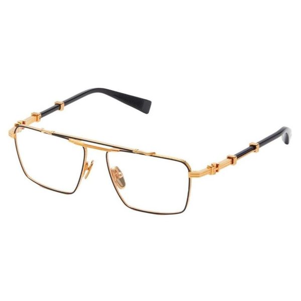 BALMAIN BPX 149 A 56 - Metal full BALMAIN Black gold Square - Image 3